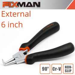 FIXMAN External Circlip Pliers 6\'/145mm 90 Deg
